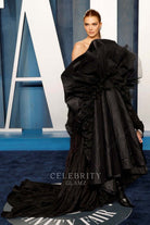 Kendall Jenner high to low dress vanity fair Oscar party 2022