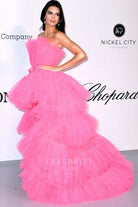Kendall Jenner hot pink prom dress Amfar Cannes gala 2019