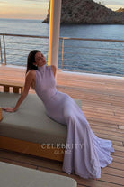 Kendall Jenner lilac mermaid dress yacht dress 2024