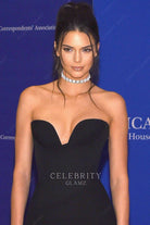 Kendall Jenner strapless dress WHCD 2016