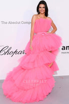 Kendall Jenner tiered prom dress Amfar Cannes gala 2019