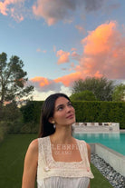 Kendall Jenner white square neck dress birthday party 2022