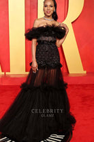 Kerry Washington tiered dress 2024 Oscars after party