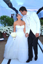 kim kardashian basque waist 1st wedding dress