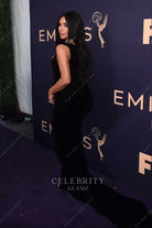 Kim Kardashian chapel train gown 2019 Emmys
