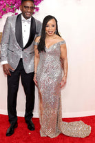 Kimberly Godwin mermaid prom dress 2024 Oscars red carpet 