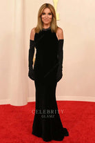Kit Hoover sweep train prom dress 2024 Oscars red carpet