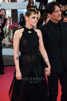 Kristen Stewart high neck dress everybody knows premiere 2018
