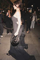 Kylie Jenner court train dress Valentino show 2024
