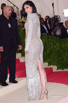 Kylie Jenner long sleeves dress met gala 2016