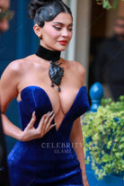 Kylie Jenner Plunging neck dress Schiaparelli show 2022