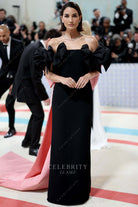 Lily Aldridge off shoulder 2023 met gala dress