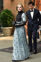 Lily Rabe sparkly long sleeves formal dress 76th tony awards