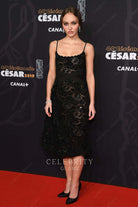 lily rose depp glitter lace dress cesar awards 2019