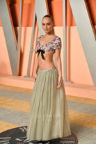 Lily Rose Depp short sleeve 2025 Vanity fair party dress