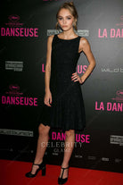 lily rose depp sleeveless formal dress la danseuse premiere 2016