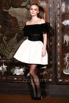 lily rose depp two tone formal dress chanel metiers d'art show 2020