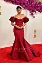 Liza Koshy off shoulder prom dress 2024 Oscars