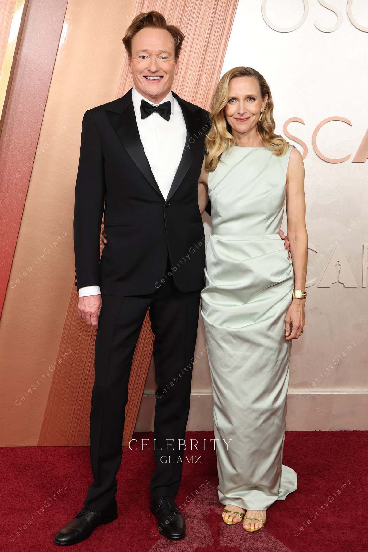 Liza Powel O’Brien sheath prom dress 2025 Oscars red carpet