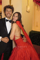 Macarena Achaga bowknot prom  dress 2024 Oscars red carpet 