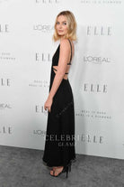 Margot Robbie a line dress ELLE 24th annual women