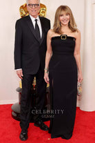 Mary Steenburgen straight across prom dress 2024 Oscars red carpet 