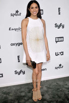 Meghan Markle a line prom dress NBC universal cable entertainment upfronts 2014