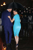 Meghan Markle back zipper midi dress Endeavour awards 2020