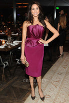 Meghan Markle knee length prom dress Elle's women in television event 2013