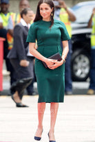Meghan Markle pencil formal dress 16 day visit south pacific 2018