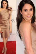 Meghan Markle sleeveless formal dress Promi Nacht party 2021