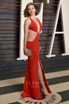Miranda Kerr high slit dress 2016 vanity fair Oscars after party