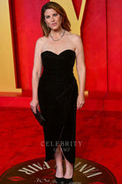 Monica Lewinsky sweetheart prom dress 2024 Oscars after party