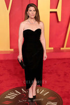 Monica Lewinsky wrapped prom dress 2024 Oscars after party