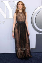 Natalie Gold a line tulle prom dress 2024 Tony awards
