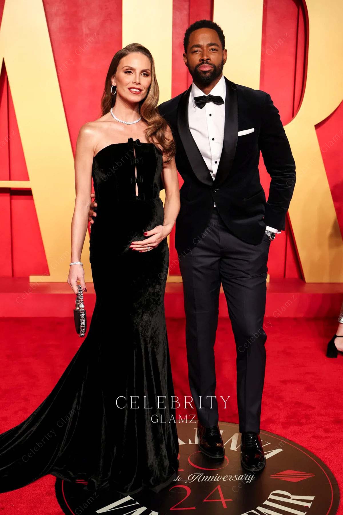 Nina Senicar mermaid prom dress 2024 Oscars after party