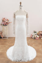 off shoulder mermaid wedding dress