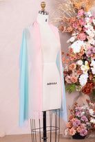 Ombre chiffon long shawl 