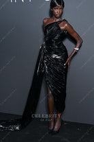 one shoulder 2023 Cannes film festival Anok Yai dress