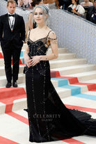 Phoebe Bridgers black v neck met gala 2023 dress