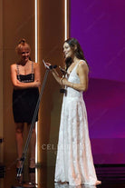 Phoebe Tonkin a line sweep train 2025 best actress award AACTAS dress