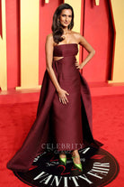 Poorna Jagannathan cutout prom dress 2024 Oscars after party