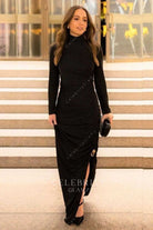 Princess Iman black sheath formal dress Kering’s Caring for Women Dinner 2022