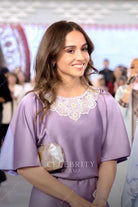 Princess Iman boat neck 2023 Henna party formal dress 