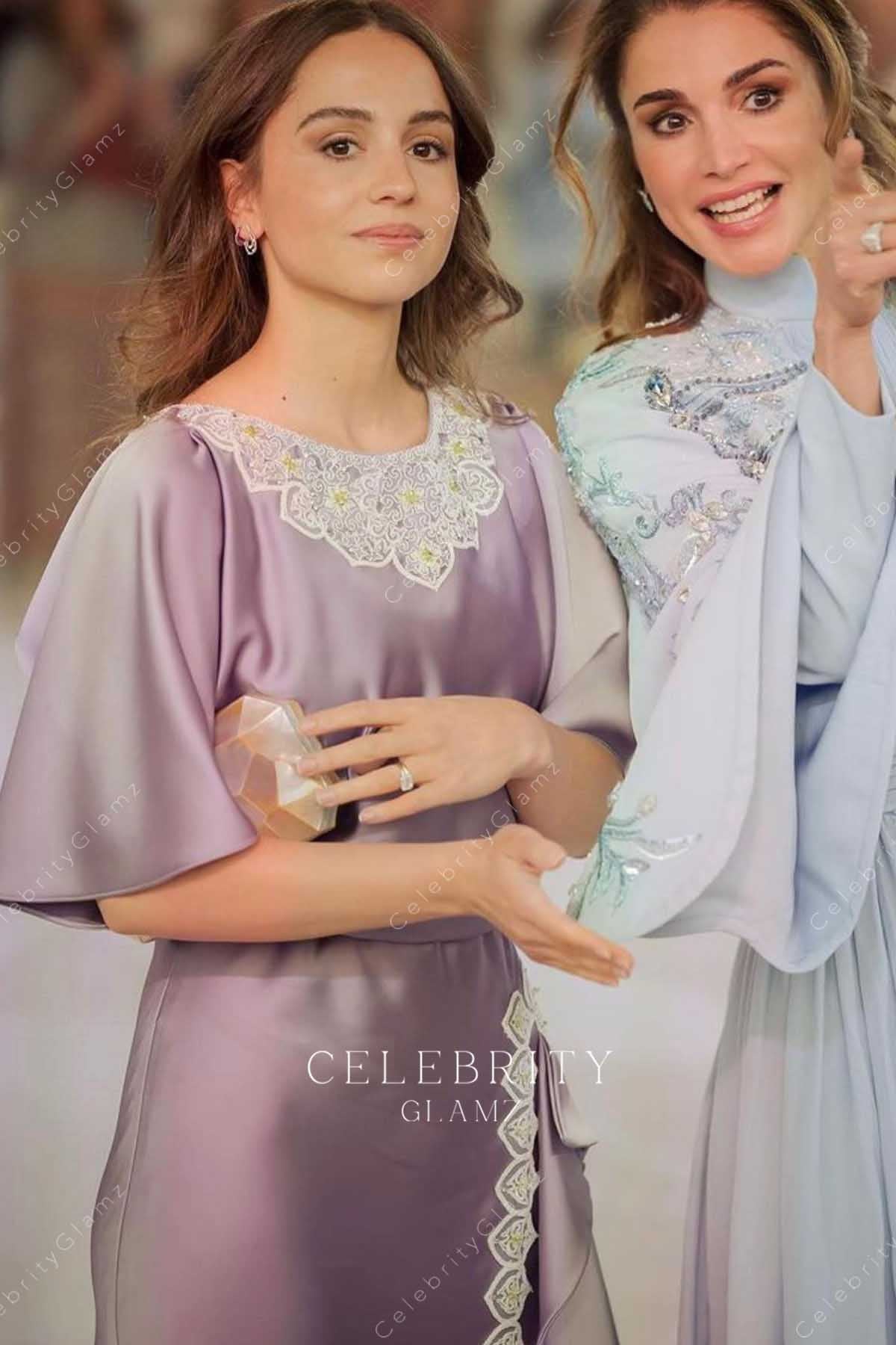 Princess Iman flutter sleeves 2023 Henna party formal dress 