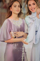 Princess Iman flutter sleeves 2023 Henna party formal dress 