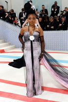 Quinta Brunson glitter sheath 2023 met gala dress