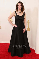 Raney Aronson Rath floor length prom dress 2024 Oscars red carpet 