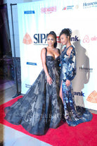rapper Saweetie wide straps dress SIPA 46th anniversary gala awards benefit 
