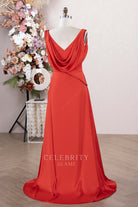 red a line formal dress